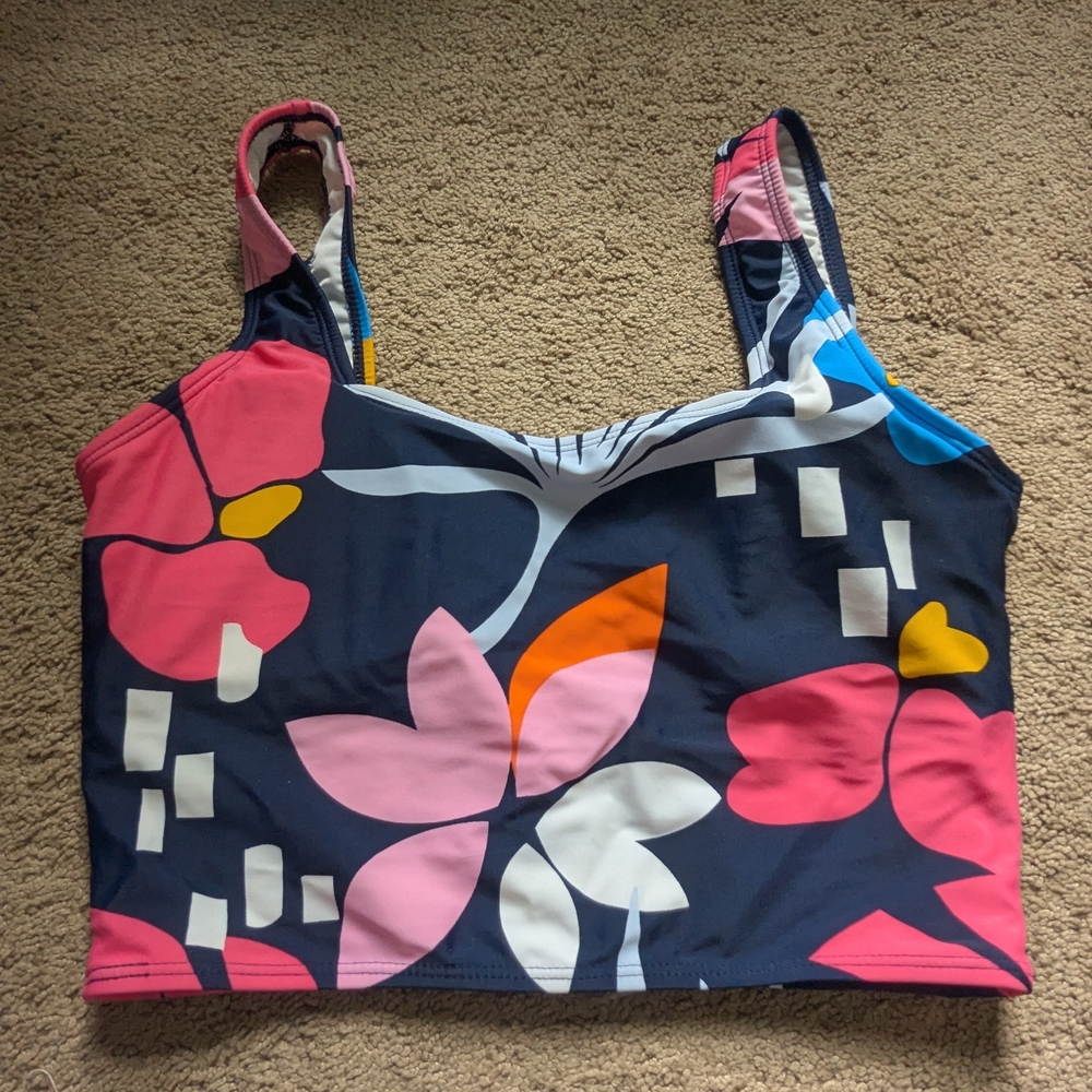 Floral Print Crop Top
